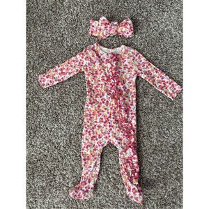 ❤️Jessica Simpson Floral Ruffle Romper 6-9M
